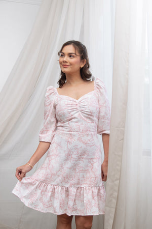 Noelle Toile De Jouy Dress - image