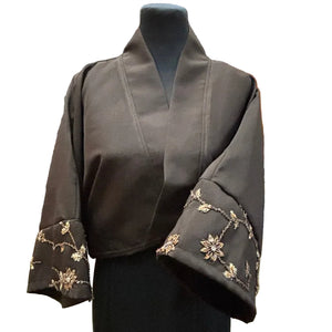 Cropped Kimono in Cocoa Blossom - image