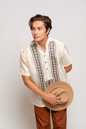 Carlo Short Sleeve Barong - image