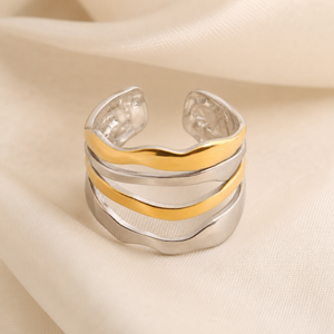 Freya Two toned Ring - image