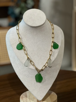 Chelsea Sea Glass Neclace - image
