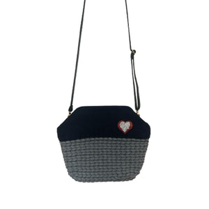 Cotton Sling Bag - Heart - image