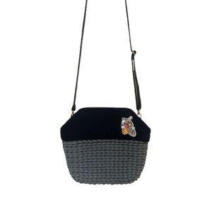 Cotton Sling Bag - Woman - image