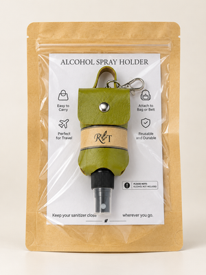 Reusable Alcohol Spray Holder with KeyChain - image