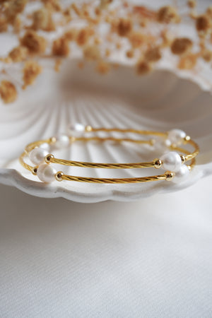 MARTIA Freshwater Pearl Bangle - image