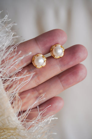 ESTELA Freshwater Pearl Earrings - image