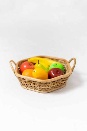 Salusalo Rattan Basket with Cloth Lining - image