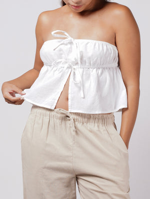 Deliah Linen Top - image