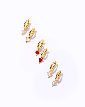 Charlie Earrings in Heart - image
