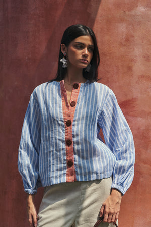 Nia Puff Sleeve Top - image