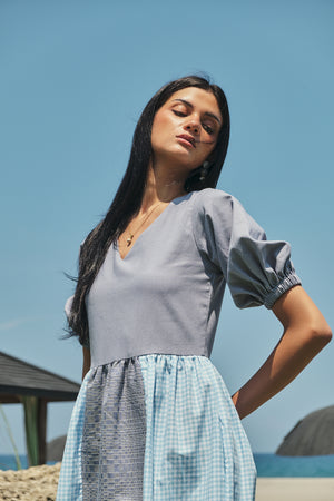 Ellie Puff Sleeve Maxi Dress - image