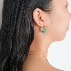 Agua Hoop Earrings - image