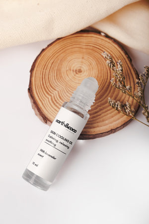 Skin Cooling Roll-on Oil + Daily Stress & Muscle Pain Reliever - image