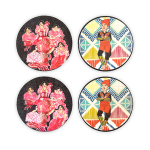 Printed Felt Coaster Set of 4 - image