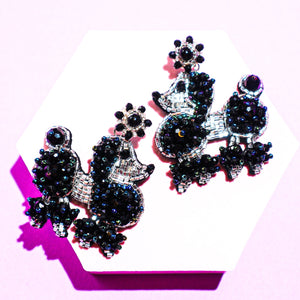 Cruella's Poodle Earrings - image
