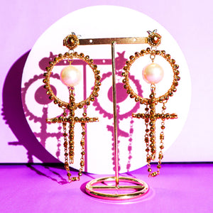 Gold Hope Earrings - image