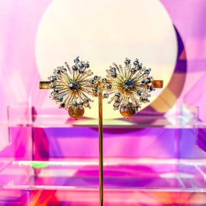 Silver Firework Earrings - image