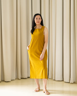 Evergreen Reversible Dress - Honey