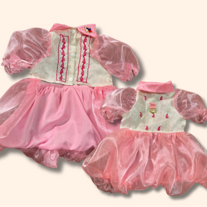 Baby Pink Combi Ladies Pet Barong by Fil Dog - image