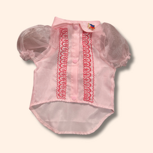Baby Pink Ladies Pet Barong by Fil Dog - image
