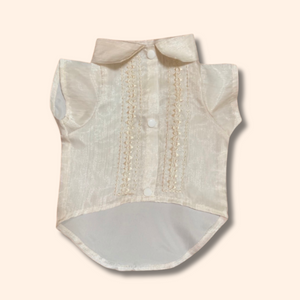 Cream Pet Barong by Fil Dog - image