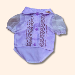 Lilac Ladies Pet Barong by Fil Dog - image