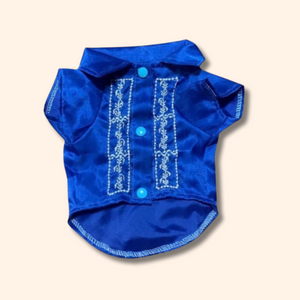Royal Blue Pet Barong by Fil Dog - image