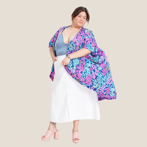 Hiwaga Flowy Kimono - image