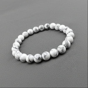 GAB & GAB 24K WHITE HOWLITE STONE - image