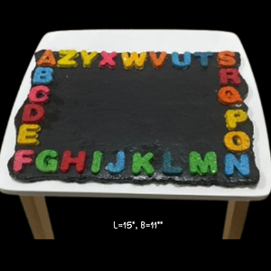 Recycled Alphabet Learning Blackboard - image