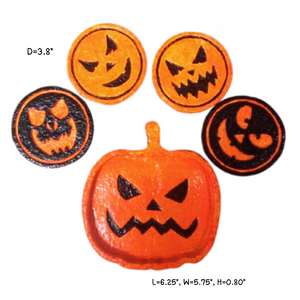 Spooky Pumpkin Halloween Set - image