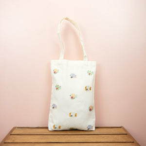 Bubble Fish on Natural Canvas Medium Tote - image