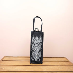 Dreamcatcher on Dark Denim Water Bottle Bag - image