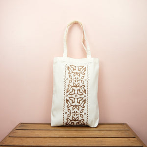 Jocy on Natural Canvas Medium Tote - image