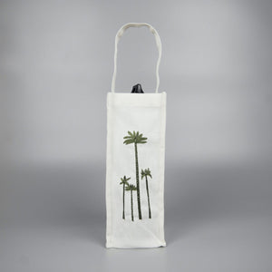 West Coast on Natural Canvas Water Bottle Bag - image