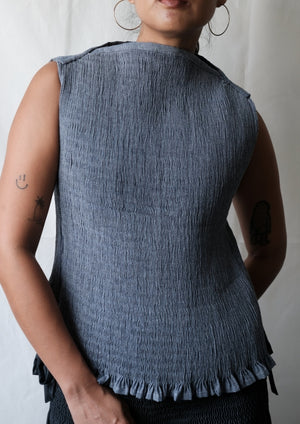 helena top - lilian blue - image