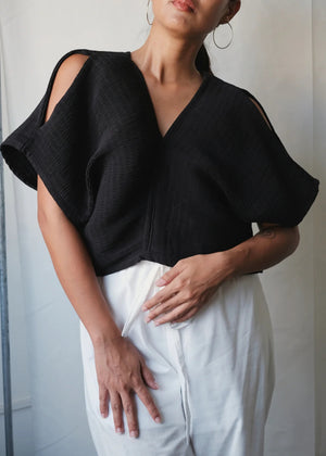 malu top - black - image