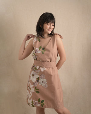 Gyorgy Floral Tie Dress - image