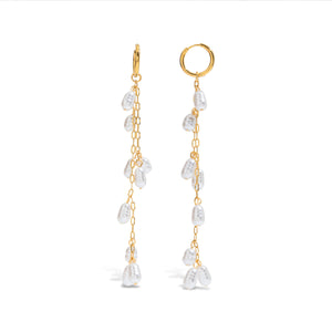 Lily Pearl Drop Earrings - image