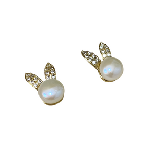 Brianna Freshwater Pearl Stud Earrings - image