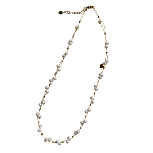 Celine Freshwater Pearl Choker Necklace - image