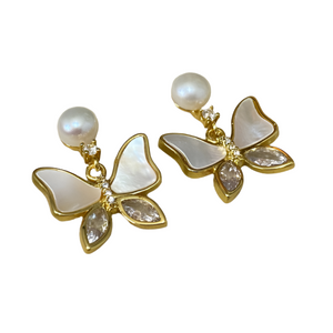 Evelyn Freshwater Pearl Dangling - image