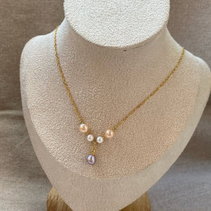 Freya Freshwater Pearl Necklace - image