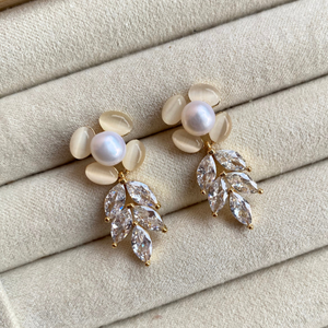 Mariam Freshwater Pearl Dangling - image