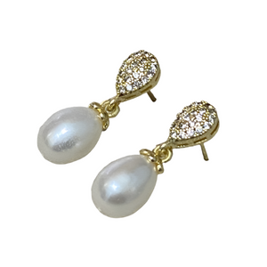 Ry Freshwater Pearl Earrings - image