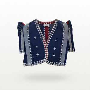 Kantarines Bolero with Itneg Embroidery - Navy Blue - image