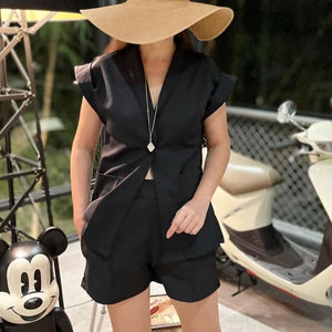 GENEVIEVE TOP & SHORTS - image
