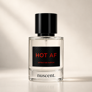 Nuscent HOT AF Extrait De Parfum | Premium Unisex Perfume | White Floral • Creamy Woods • Vanilla Musk | 50ml - image