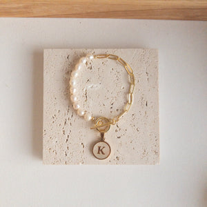 SALLY Pearl Chain Bracelet - image