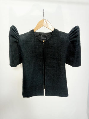 5013-BLK TWEED BOLERO TERNO - image